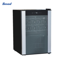 Smad OEM 20 Bottles Portable Glass Door Small Refrigerator Wine Cooler